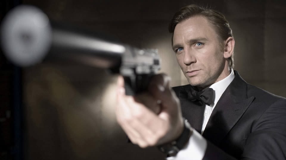 Daniel Craig jako James Bond i ve filmu Skyfall.